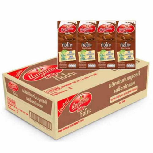 Magnolia UHT Flavored Milk with Ginkgo Chocolate Flavor 180ml 1x4x12