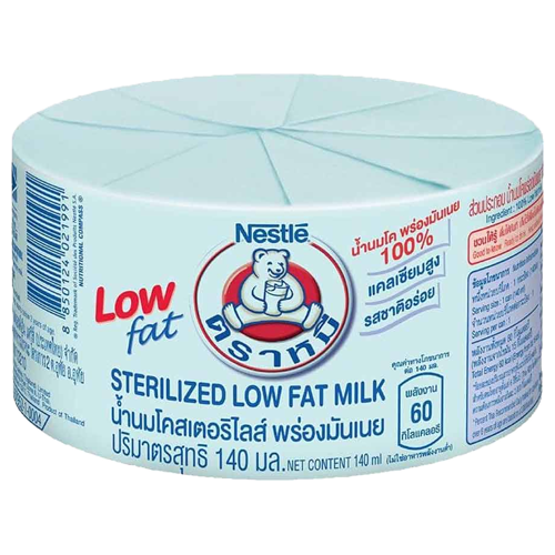 Bear Brand Sterlized Low Fat Milk 140ml 1x6x16