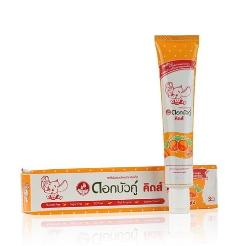 Twin Lotus Kids Orange Toothpaste 35g