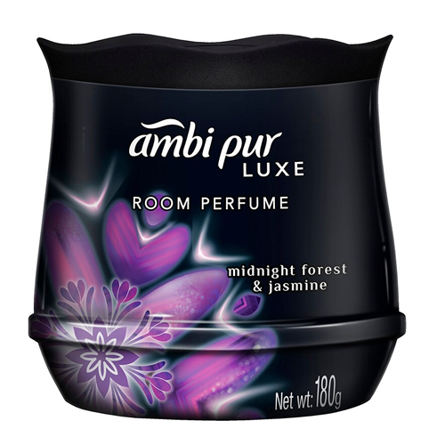 AMBIPUR Luxe Room Perfume Midnight Forest and Jasmine Air Refreshing Gel (Purple) 180g