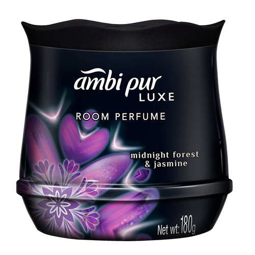 I1 ®AMBIPUR Luxe Room Perfume Midnight Forest and Jasmine Air Refreshing Gel (Purple) 180g