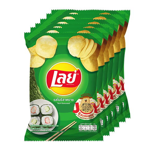 Lays ລົດໂນລິສາຫລ່າຍ 42 g 1x6