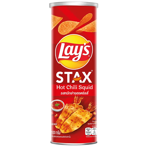 lays stax ໝຶກຢ້າງຮັອດຊີລີ 103 g