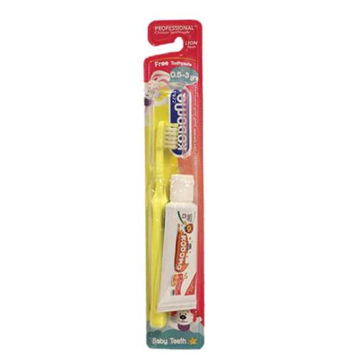 Kodomo Toothbrush + Toothpaste Age 0.5-3 Yrs
