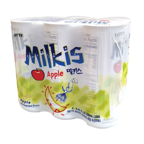 ມິວຄິດລົດ ແອບເປີ້ນ Milkis Apple ປະລິມານ  250ml 1x6