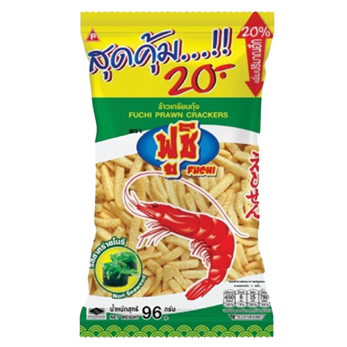 fuchi prawn crackers seaweed flavour 96g