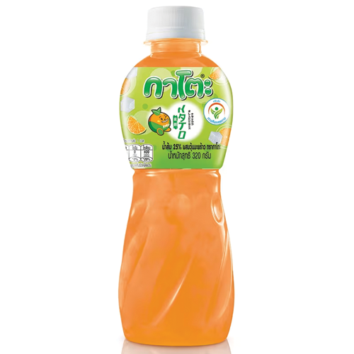 Kato 25percent Orange Juice with Nata De Coco 280ml 