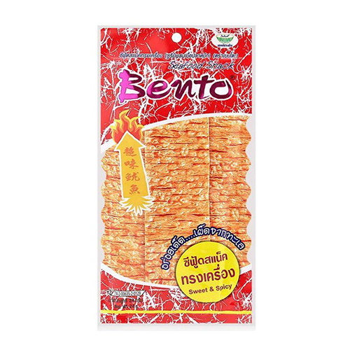 Bento Squid Seafood Snack Sweet & Spicy Flavor 18g