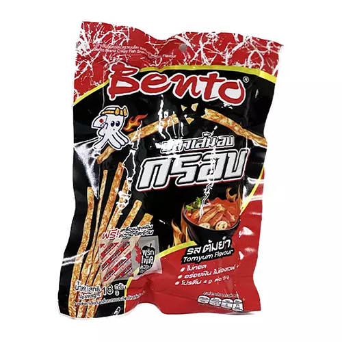 Bento Baked Squid Spicy Tom Yum 18g 1x36