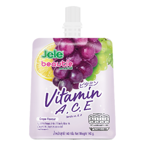 Jele Beautie Vitamin A, C, E Grape Flavor 140g