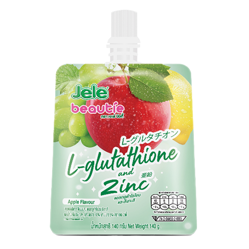 Jele Beautie L-Glutathione and Zinc Apple Flavor 140g