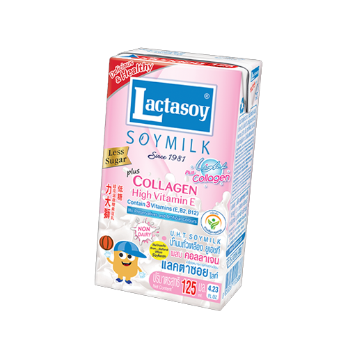 Lactasoy Light Soy Milk UHT Collagen Fiber 125ml