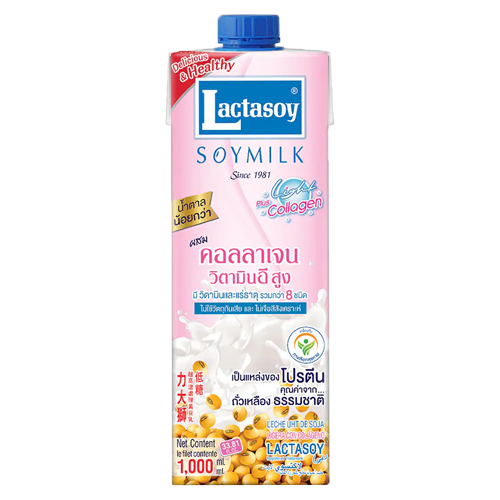 Lactasoy Poy Milk UHT Collagen Fiber 1000ml