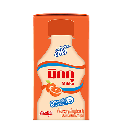 I1 ®DeeDo Mikku Fruit Juice Orange Flavoured with Yoghurt 115 ml 1x6x10