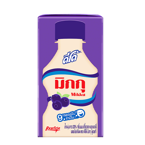 ®DeeDo Mikku Fruit Juice Blueberry Flavoured with Yoghurt 115 ml