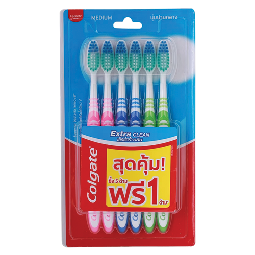 Colgate Toothbrush Extra Clean (Medium) 5unit