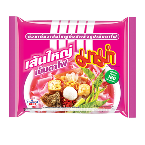 Mama nstant Flat Noodle Yentafo 50g