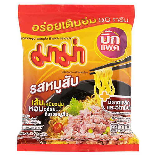 ®Mama Instant Noodles Minced Pork Flavour Big Pack 95g 1x24