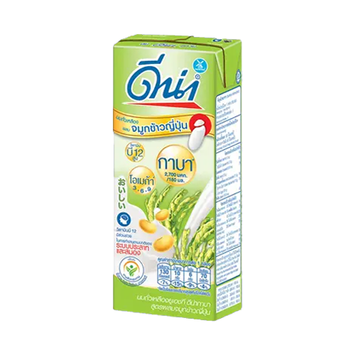 DNA UHT Soy Milk Japanese Rice Germ Low Sugar 180ml