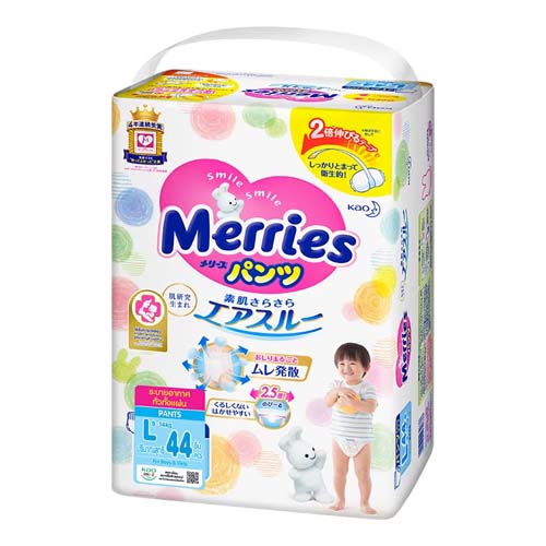 Pamper Merries Size L9-14Kg 44 pcs