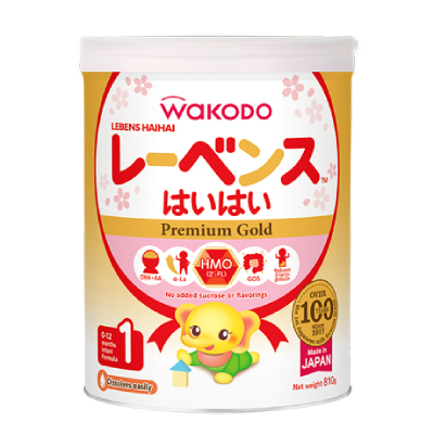 I1 Wakodo Lebens Milk Haihai Powder Formula 0M - 9M 810g 