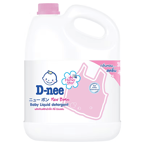 D Nee Liquid Baby Detergent  Honey Star Pink 3000ml