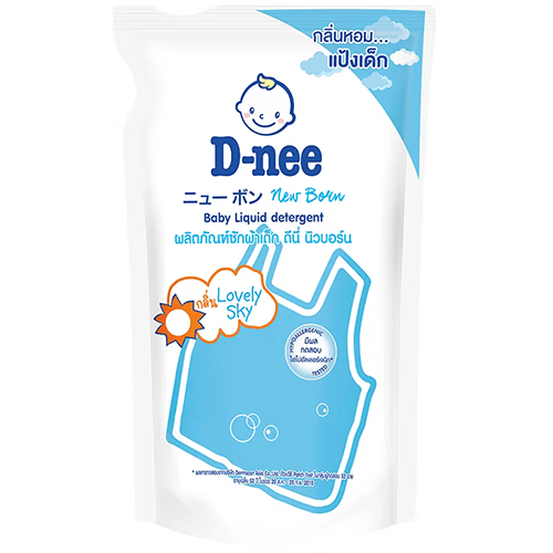 D Nee Liquid Baby Detergent Blue Refill 600ml