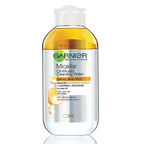 Garnier Micellar Oil-Infused Cleansing Water For All Skin Types  125ml 