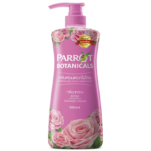 Parrot Botanicals Shower Cream Sweet Pink Rose Fragrance  500ml 1+1 Rose