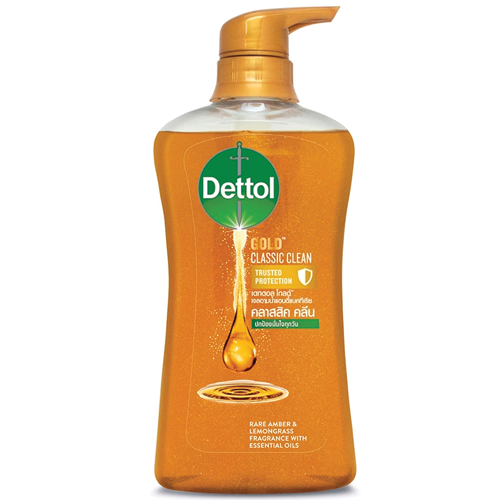 Dettol Shower Gel Gold Antibacterial Classic Formula 500ml