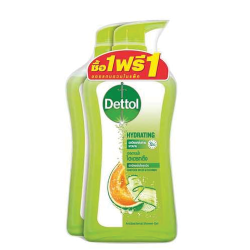 Dettol Hydrating Shower Gel Green 500ml 1x2