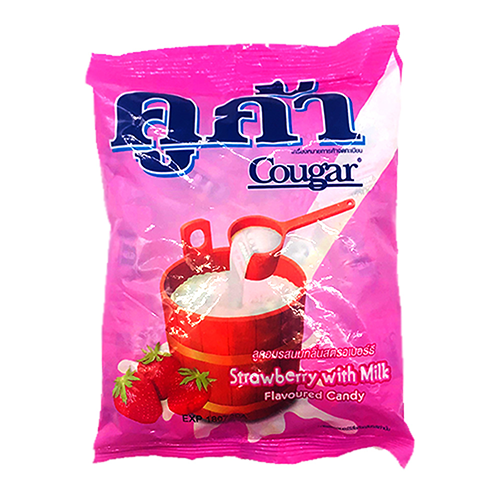 Cougar Strawberry With Milk Flavor Candy 100pcs 270g