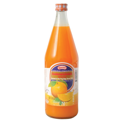 Queen Concentrated Sai Nam Phueng Orange Juice 750 ml