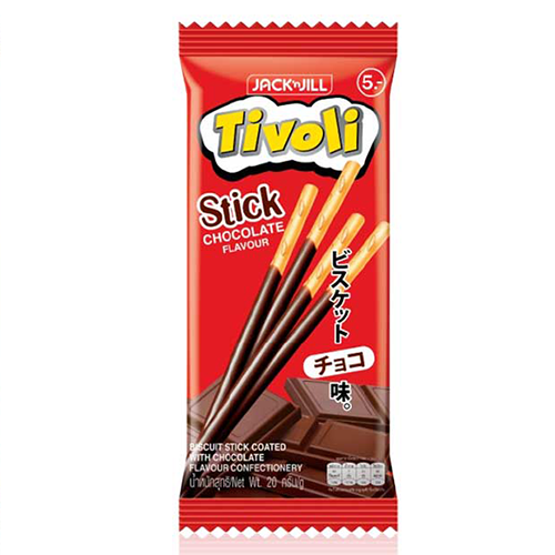 Jack&Jill Tivoli Stick Chocolate Coated 20g