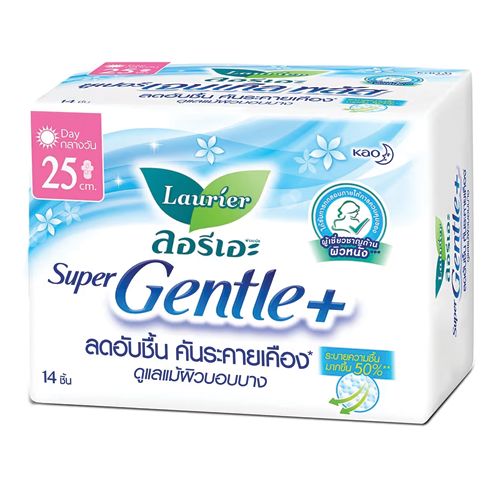 Laurier Sanitary Super Gentle Plus Wings 25cm. 14p