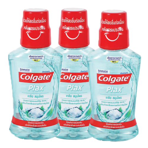 Colgate Mouthwash Plax Salt Herbal 250ml 1x3