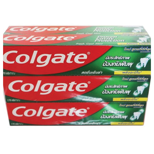Colgate Toothpaste Proven Cavity Protechtion Fresh Cool Mint 150g 1x6