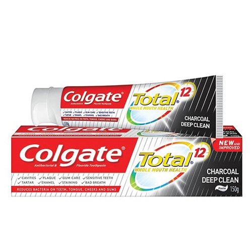 Colgate Toothpaste Total 12 Charcoal Deep Clean Paste 150g