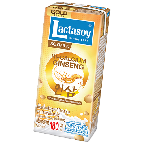 Lactasoy Gold Series Soy Milk UHT Ginseng 180ml