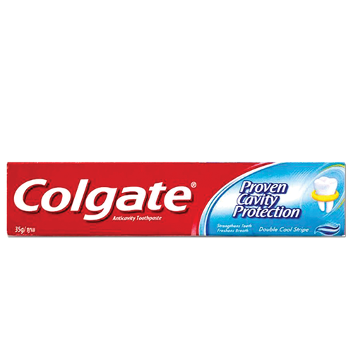 Colgate Toothpaste Proven Cavity Protechtion Double Cool Stripe  35g