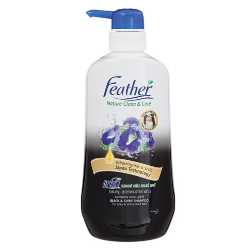 Feather Nature Clean and Care Black and Shine Shampoo 450ml