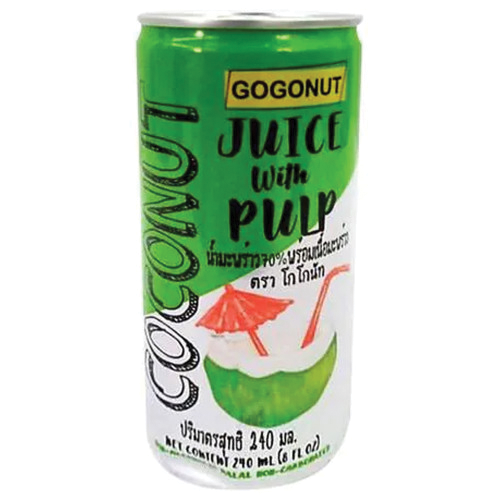 Gogonut Coconut juice Drink with Pulp 240ml
