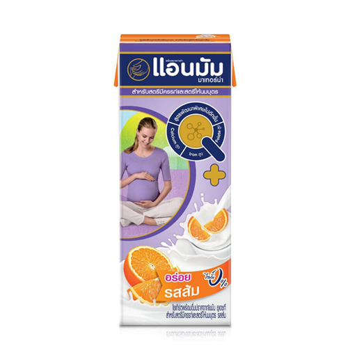 Anmum UHT Drinking Yogurt Orange Flavor 180ml