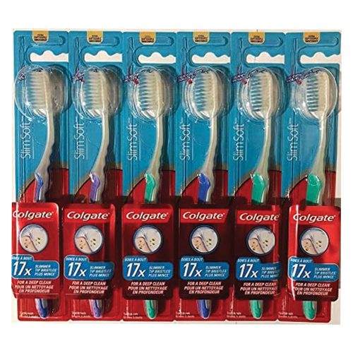 Colgate Toothbrush Slim Soft Gentle Clean (Ultra Soft) 1unit 1x6