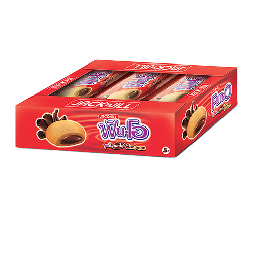 Jack&Jill Fun-O Cookies Filled Chocolate 25g 1x12