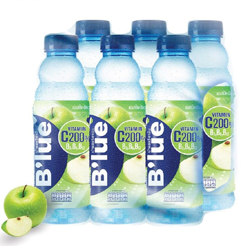 B'lue Vitamin C Drink Green Apple Flavor 500ml  1x6