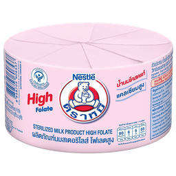 Bear Brand Sterilized High Folate Milk 140ml 1X6X16 / (Box)