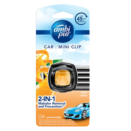 Ambi pur Car Mini Clip Air Freshener Light Citrus 2.2ml / (หน่วย)