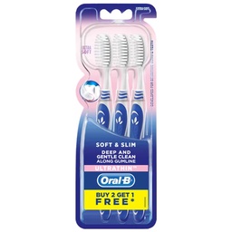 Oral B Soft and Slim 3 Toothbrushes / (Unit)