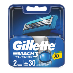 ®Gillette Mach 3 Turbo Blades 2pcs / (Unit)